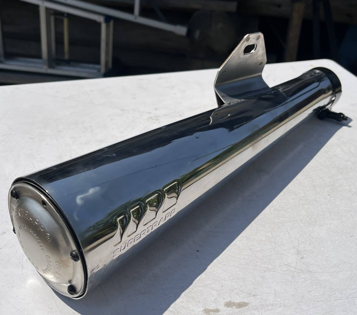 SR400 RH01J スーパートラップ マフラー スーパートラップ風マフラー サイレンサー SR400 SR500 1JR RH01J 3HT