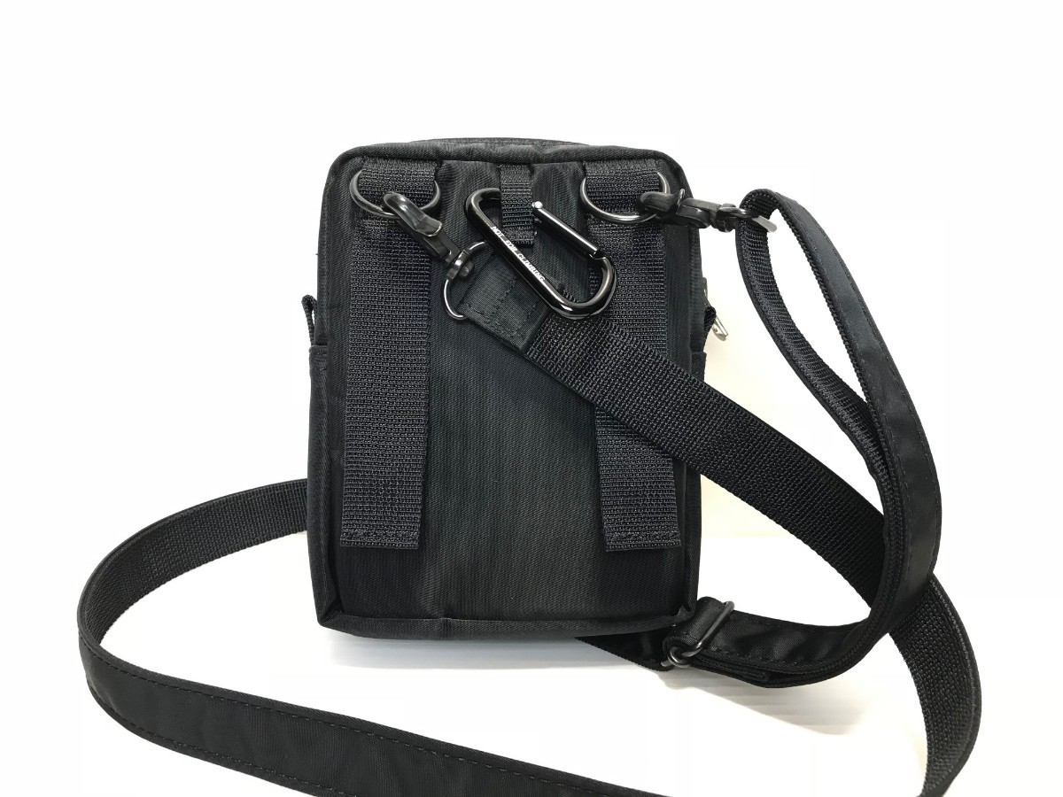美品☆PORTER◇ポーター/ エルファイン ミニ ショルダーバッグ /赤×黒