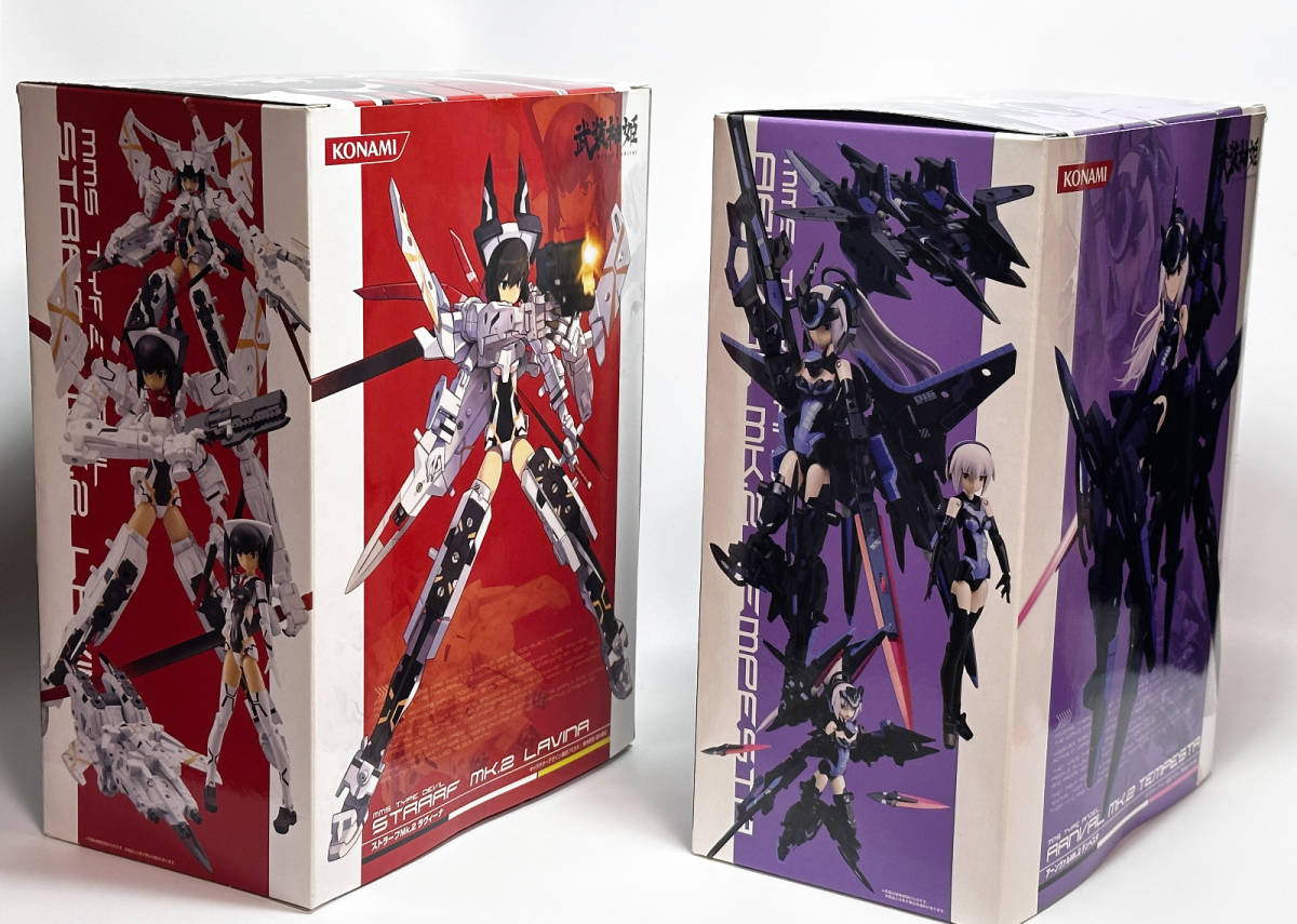 ジャンク 武装神姫 アーンヴァルmk2+テンペスタ、ストラーフmk2