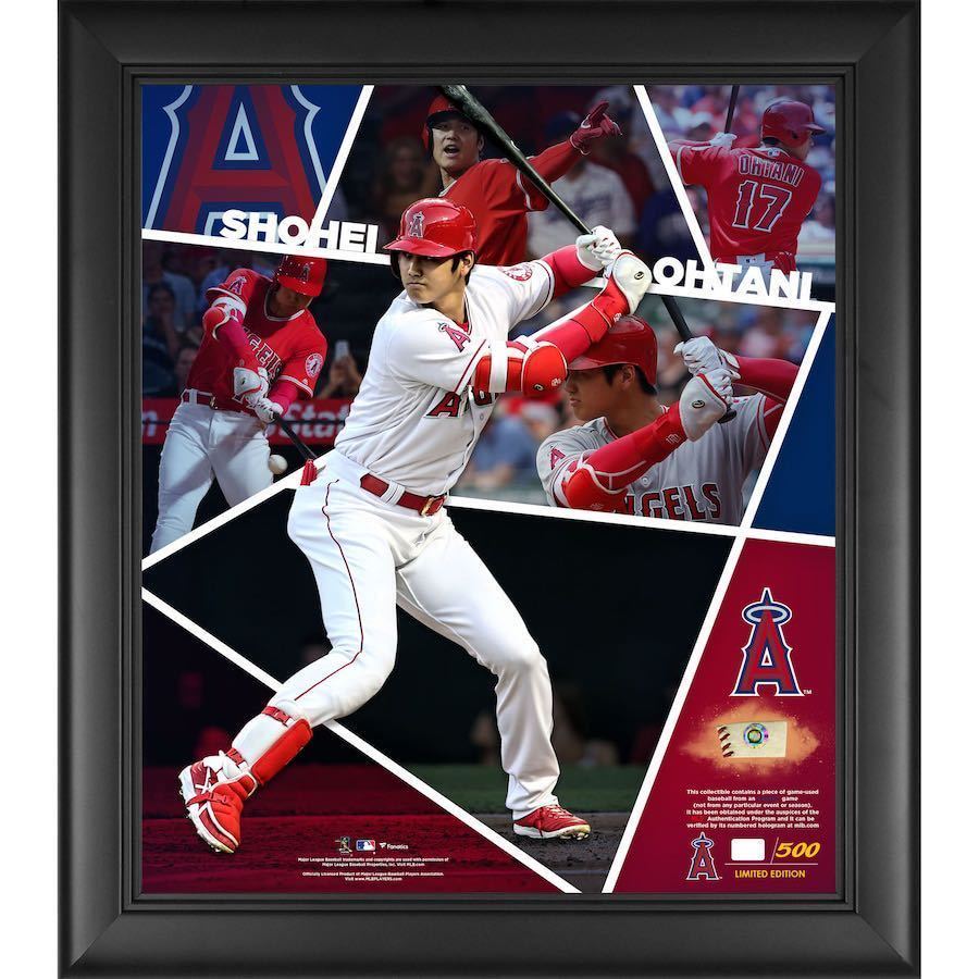 【500個限定】大谷翔平フォトフレーム　実使用ボールピース付 エンゼルス　WBC優勝　他直筆サインカード、サインボールなど出品中