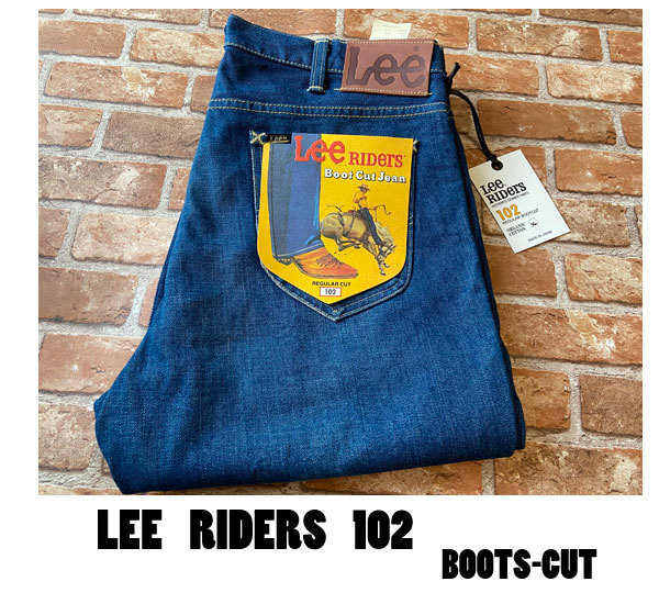 新品 LEE RIDERS 102 BOOT-CUT ブーツカット 日本製 W-36 L-34 ￥14300 0