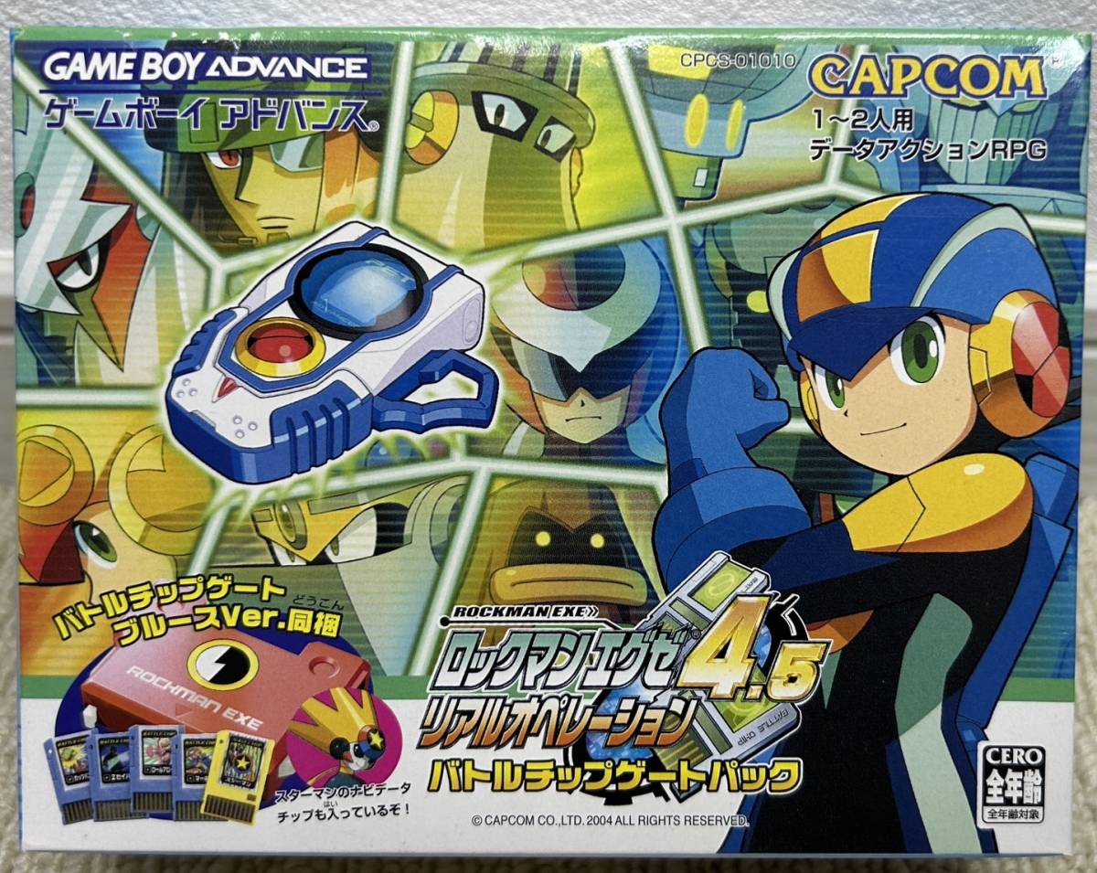 新品〕GBA ロックマンエグゼ4.5 リアルオペレーション【バトルチップ 