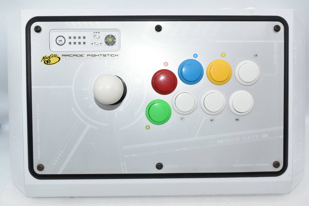 24M 【中古品】 MAD CATZ FIGHT STICK PRO XBOX360用 PC用 No.4738