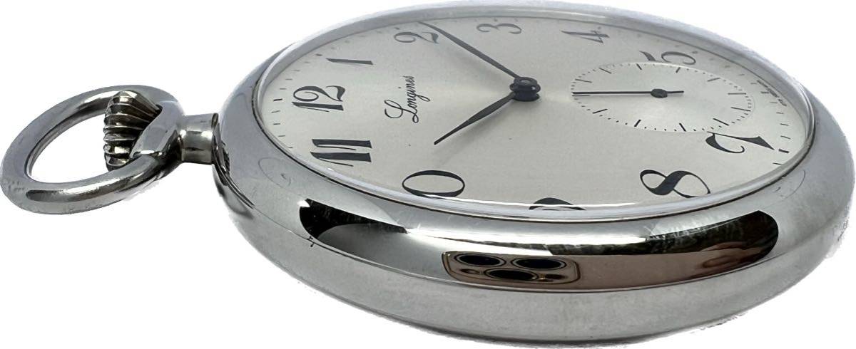 1円〜 H 希少 ギャラ付き LONGINES ロンジン 懐中時計 重量84.9g