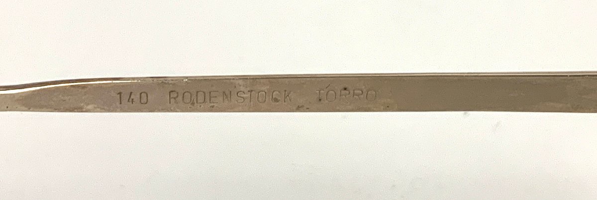RODENSTOCK ローデンストック 1/20 10K メガネ 度入り 眼鏡 ゴールド 