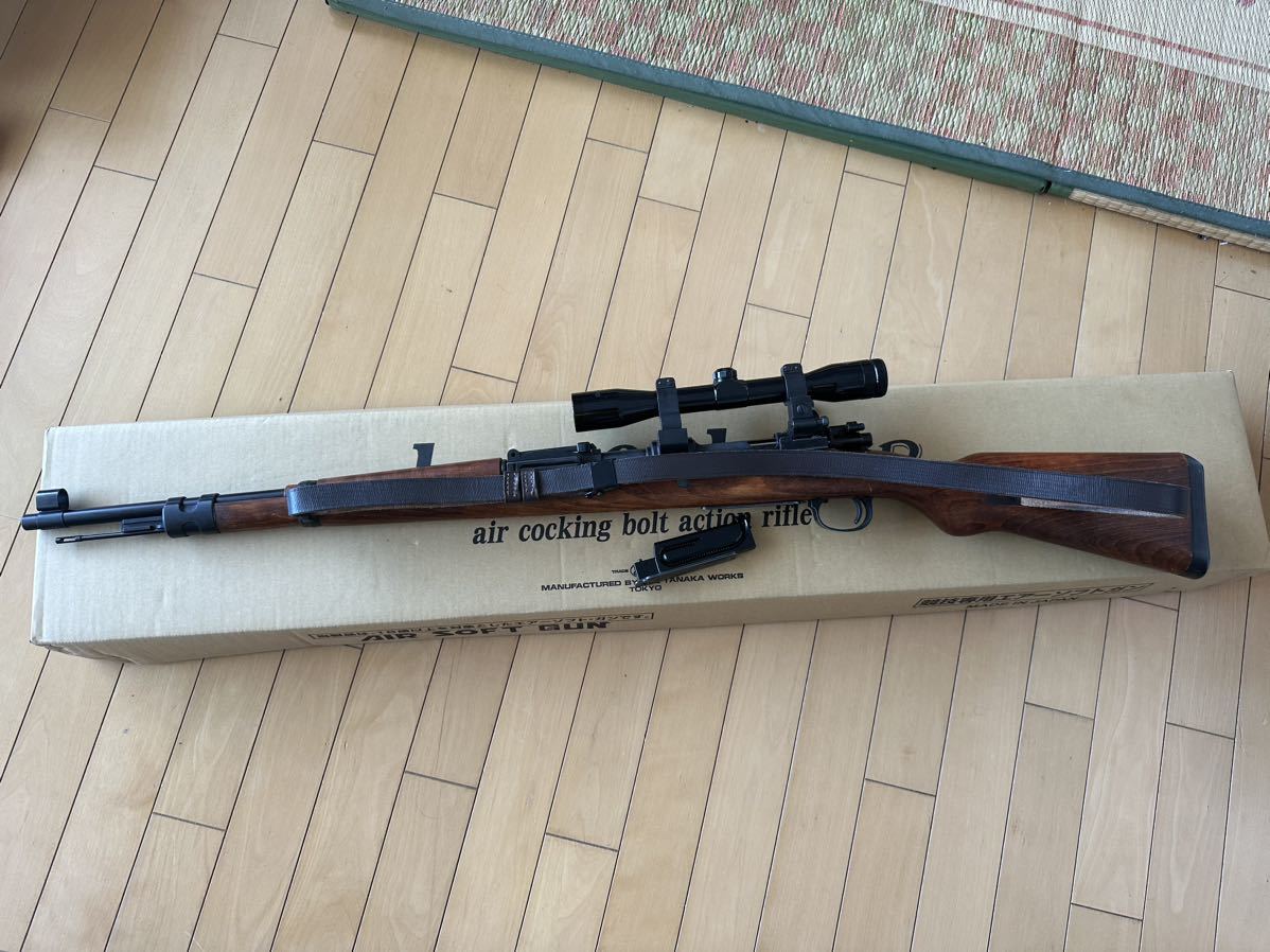 11月中のみ出品】タナカ 布い Kar98k エアガン （取り扱い説明書付き）