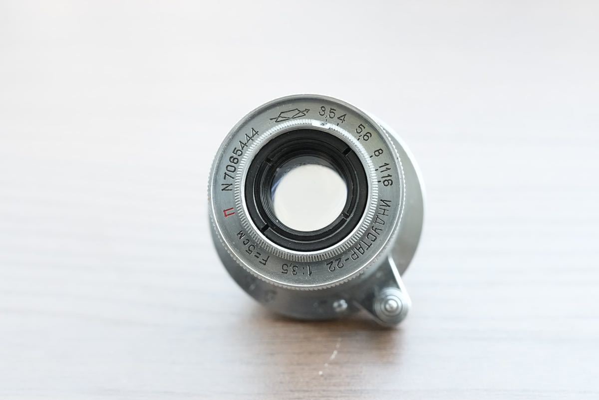 分解清掃済 沈胴型レンズ INDUSTAR-10 50mm f3.5 19 極美品 送料無料