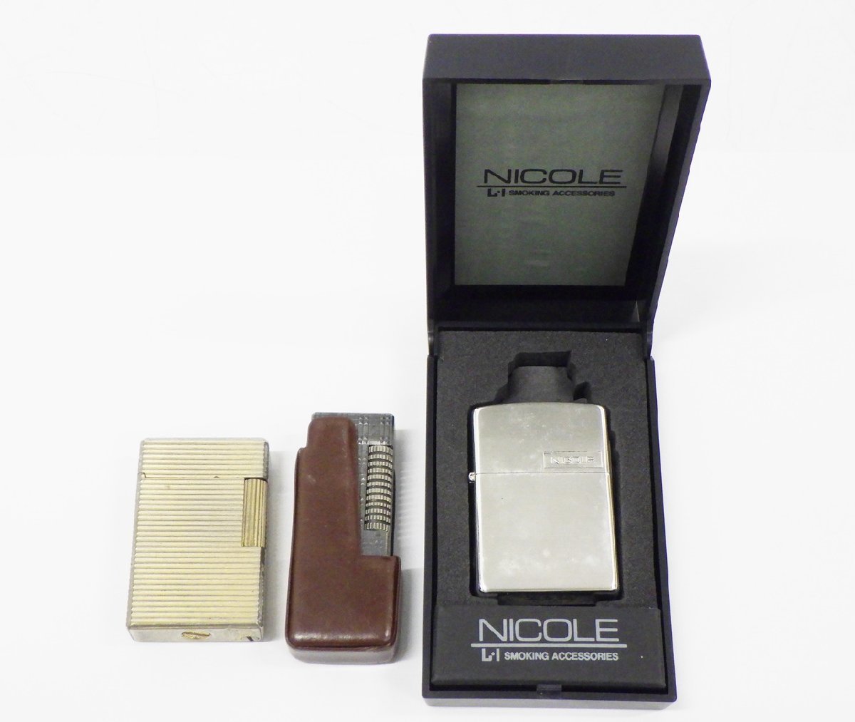 ライター 3点 まとめ セット NICOLE ZIPPO ジッポー 他 RUSSEL PRINCE 
