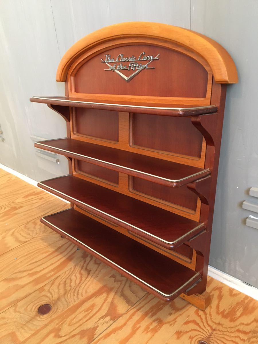 送料込フランクリンミント／ミニカー 木製クラシックカーラック ディスプレイ棚 公式 送料込フランクリンミント／ミニカー 木製クラシックカーラック