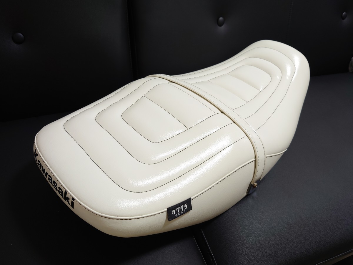 ★カワグチシート★特注CBX400Fパターン★ゼファー４００　タックロールシート ZR400 C1 C2 C3 C4　ゼファー　川口シート　タックロール