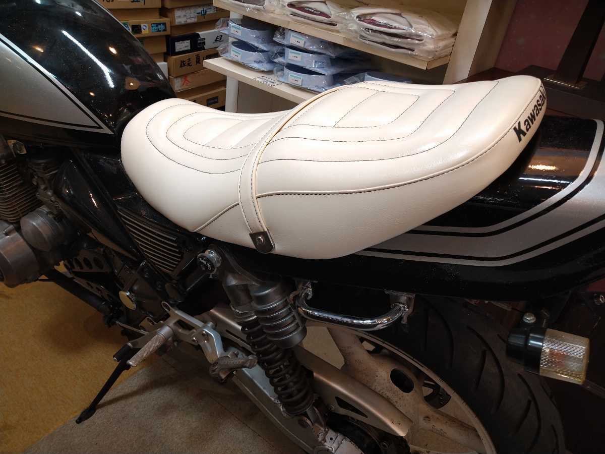 ゼファー400タックロール （☆カワグチシート☆特注CBX400Fパターン 