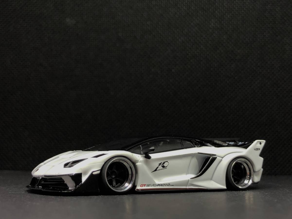 TSMモデル 1/64 LB-Silhouette WORKS Lamborghini Aventador GT EVO