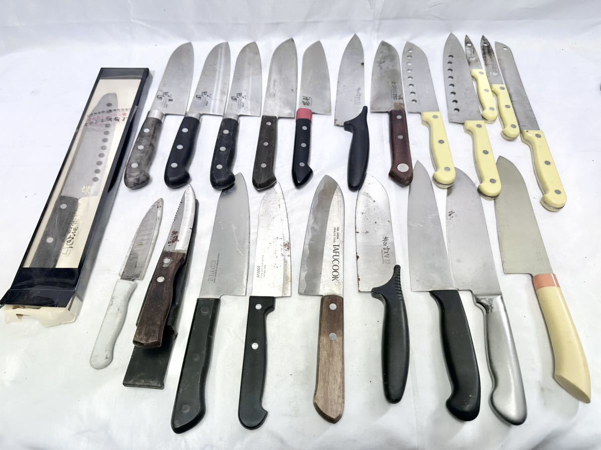 【A】各種　包丁　いろいろ　まとめ　22本　関孫六 出刃包丁　その他　調理器具