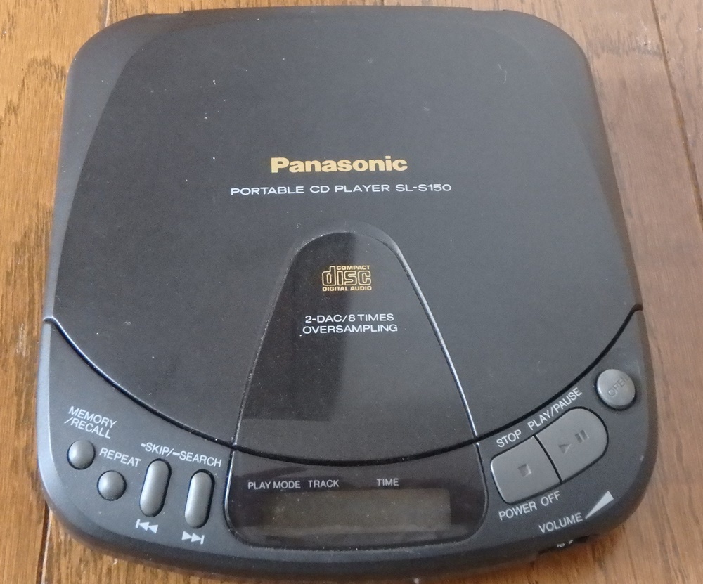 Panasonic(パナソニック)ポータブルCDプレーヤーSL-S150動作品中古品