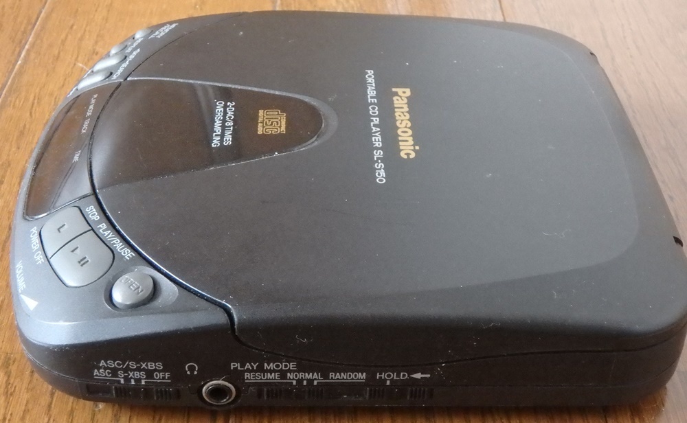 Panasonic(パナソニック)ポータブルCDプレーヤーSL-S150動作品中古品