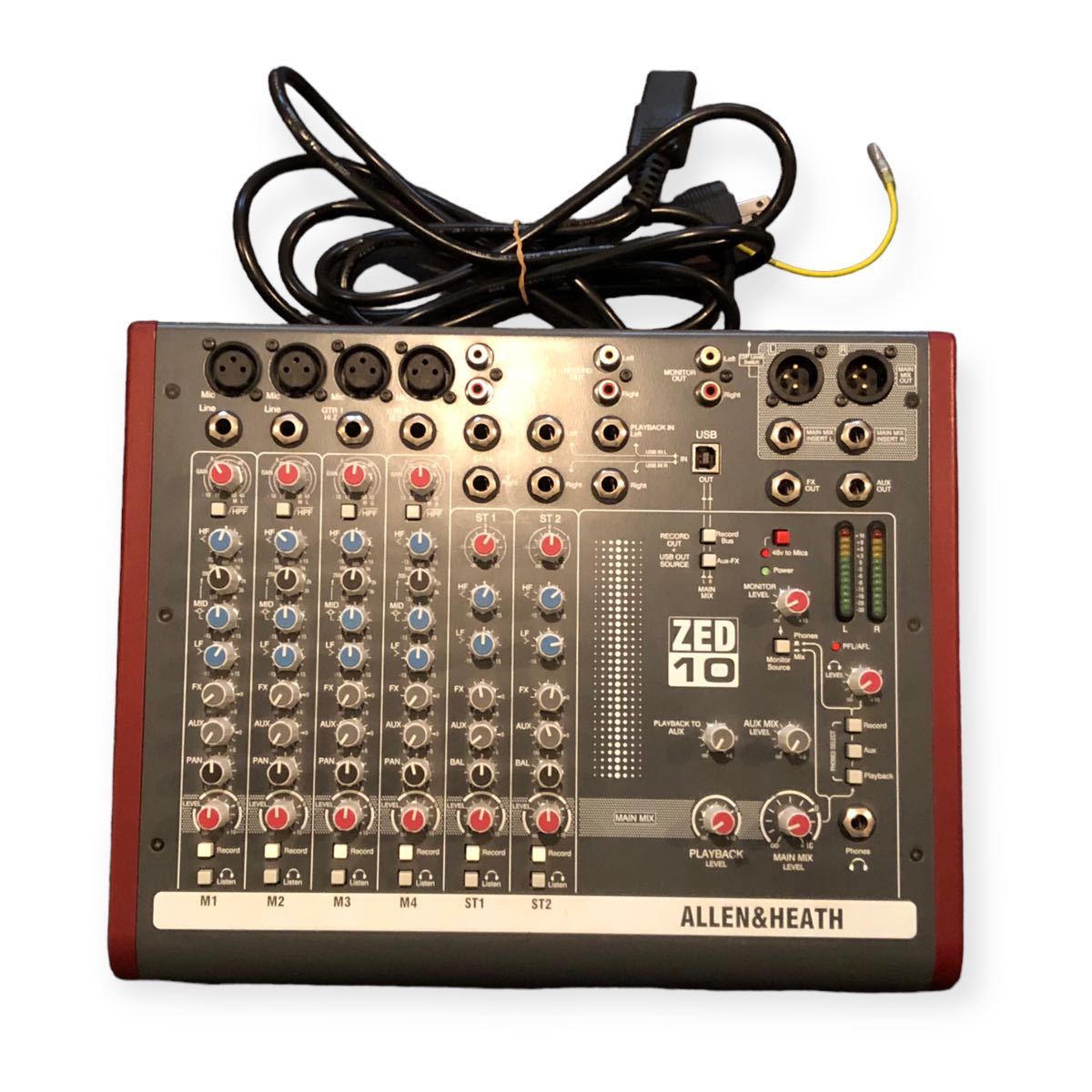 ALLEN&HEATH ZED-10 ミキサー中古美品