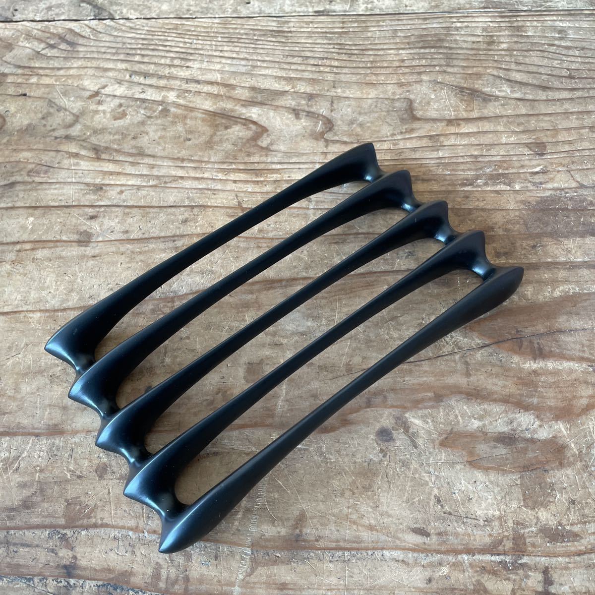 GPZ900R gpz750r ヘッドライト ルーバー つや消しブラック 黒(外装 