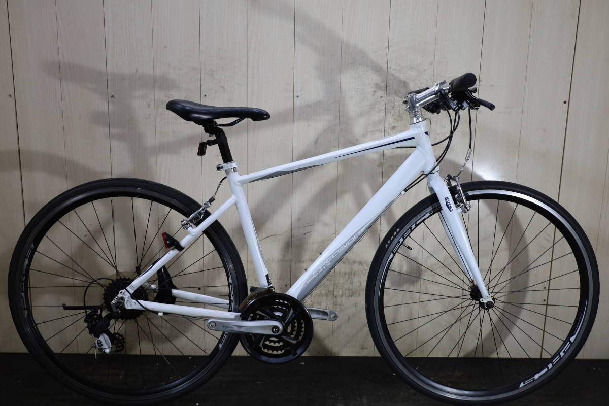 PRECISION SPORT アルミ 24速 510mm クロス BLACK 現行美品！PRECISION