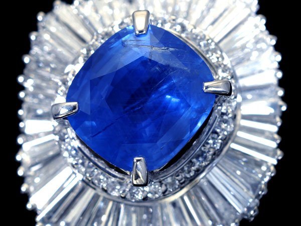 1円～【ジュエリー極】非加熱保証！上質非加熱ブルースターサファイア  