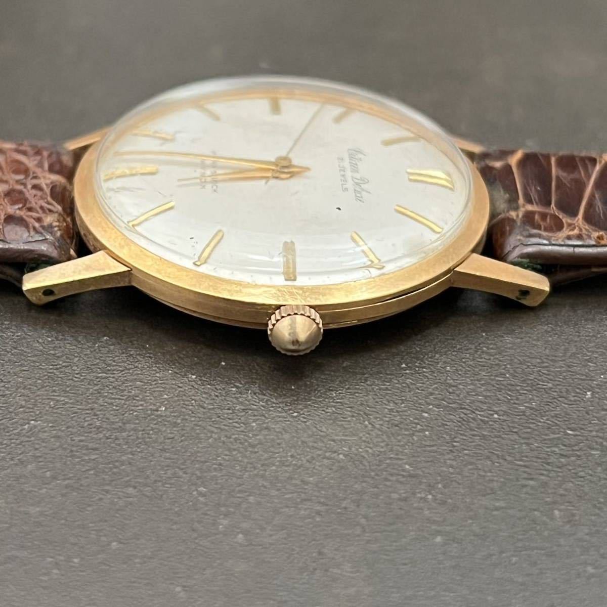 CITIZEN シチズン 金無垢 K18 750 GOLD 手巻き腕時計 アンティーク