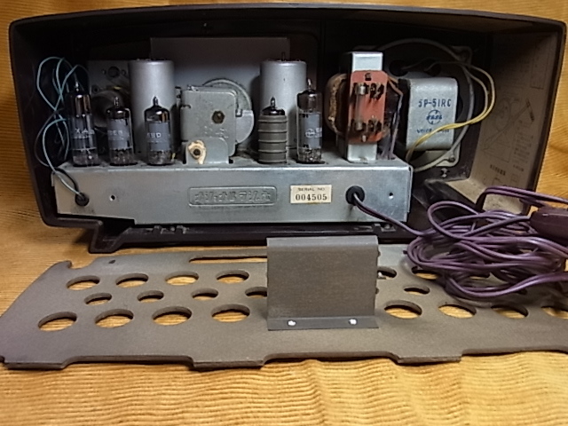 ナショナル 昭和レトロ真空管ラジオ DX-370 bluetooth、トランス付