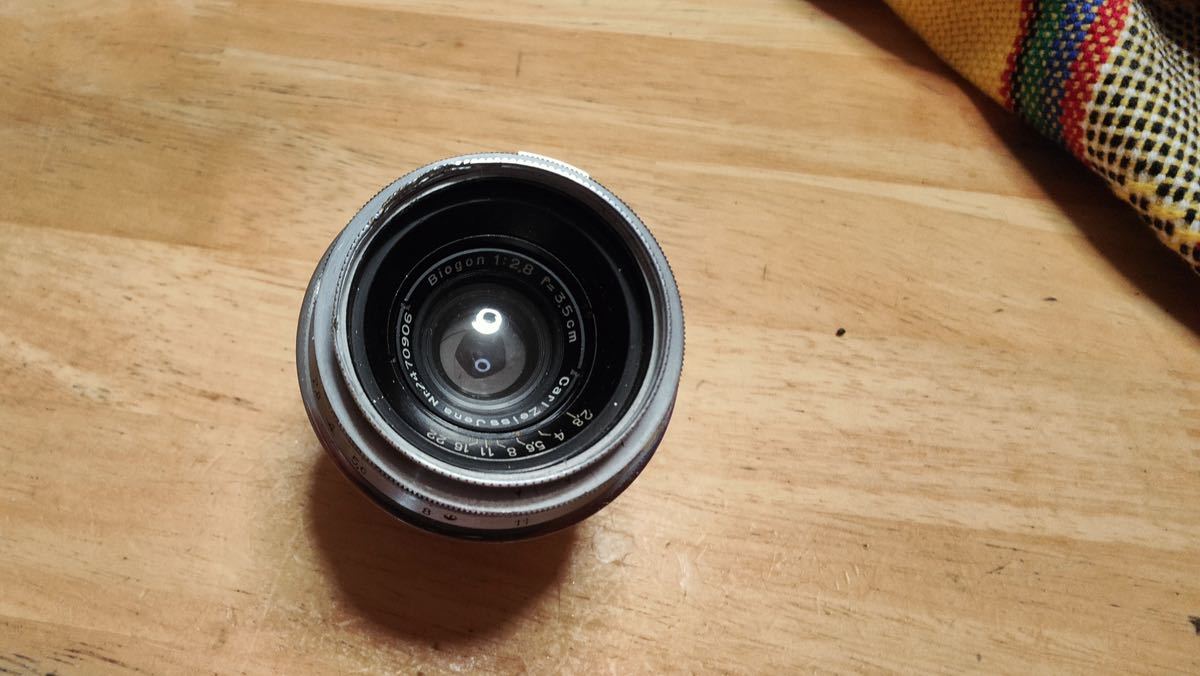 送料込み】Carl Zeiss Jena Biogon 35mm Contax Cマウント ZEISS