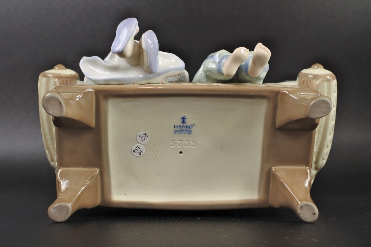 ▽LLADRO リヤドロ『お姉ちゃまのお話』No.5735 BIG SISTER 廃盤品 元 
