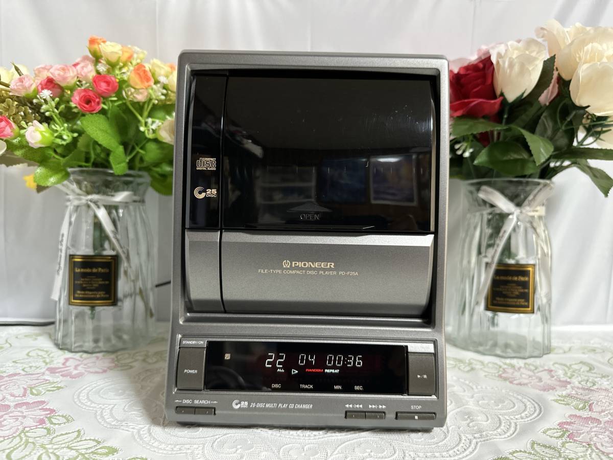 ★☆pioneer パイオニア　25連装CDチェンジャー　PD-F25A　リモコンつき　動作良好品☆★