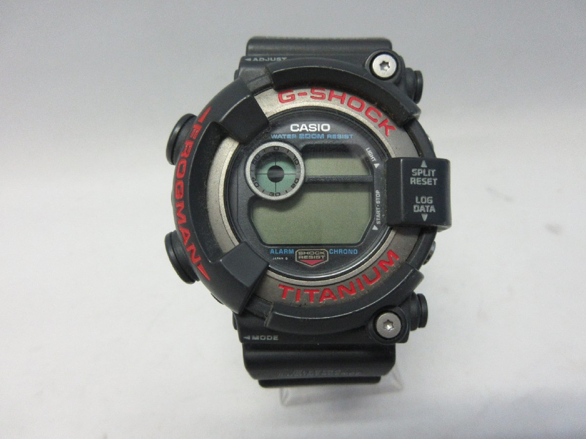 1000円～ジャンク Gショック G-SHOCK FROGMAN フロッグマン DW-8200 動作未確認　腕時計