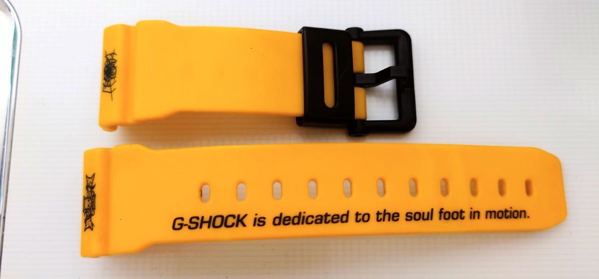 希少 CASIO G-SHOCK DW 6900 H9 SLASHER スラッシャー ベルト イエロー
