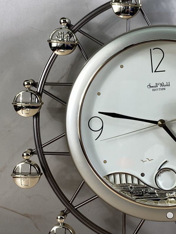 ◇EH19 リズム時計 スモールワールドロマンス 動作品 Small World  