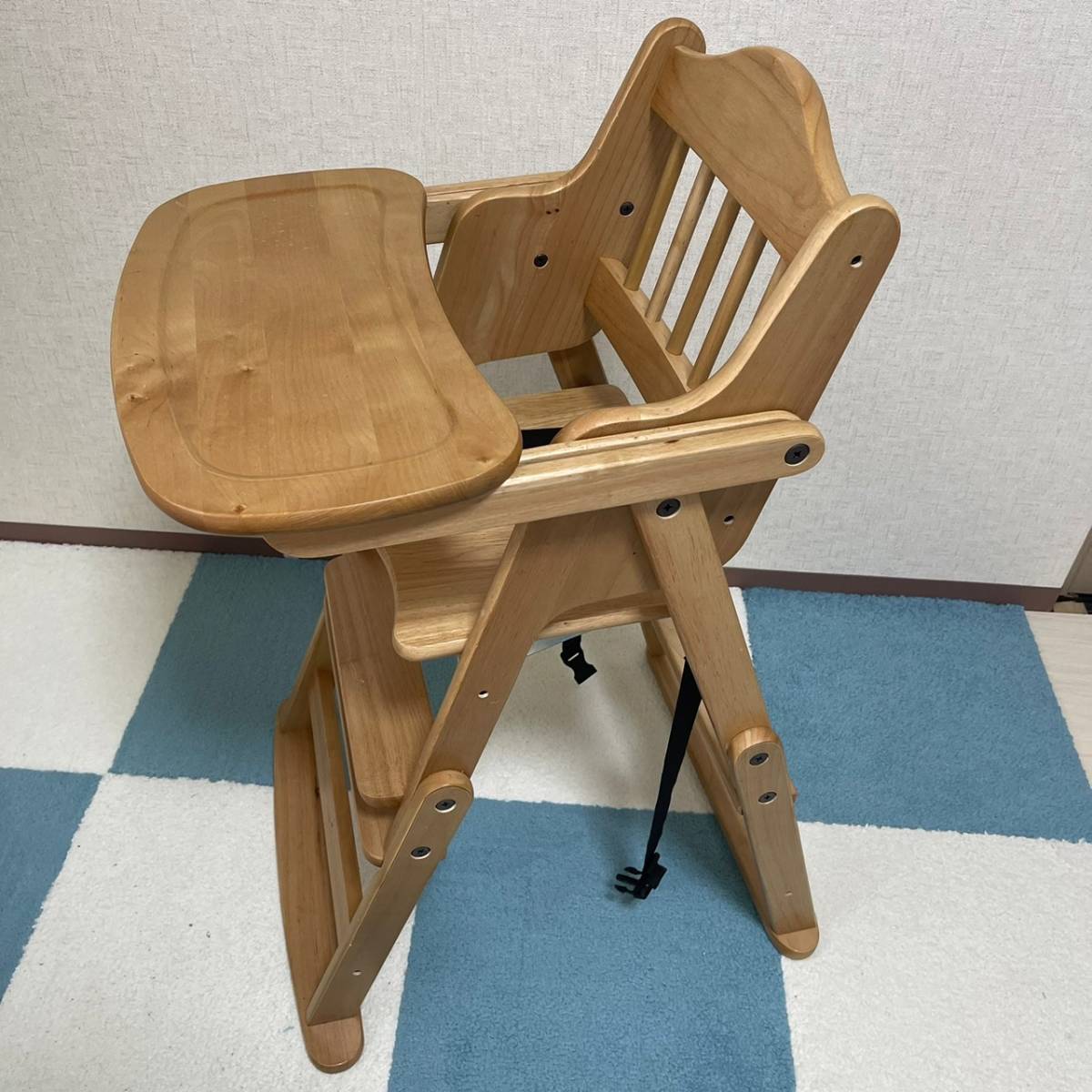 ハイ・ローチェア 木製 澤田木工所 2wayハグハグチェア