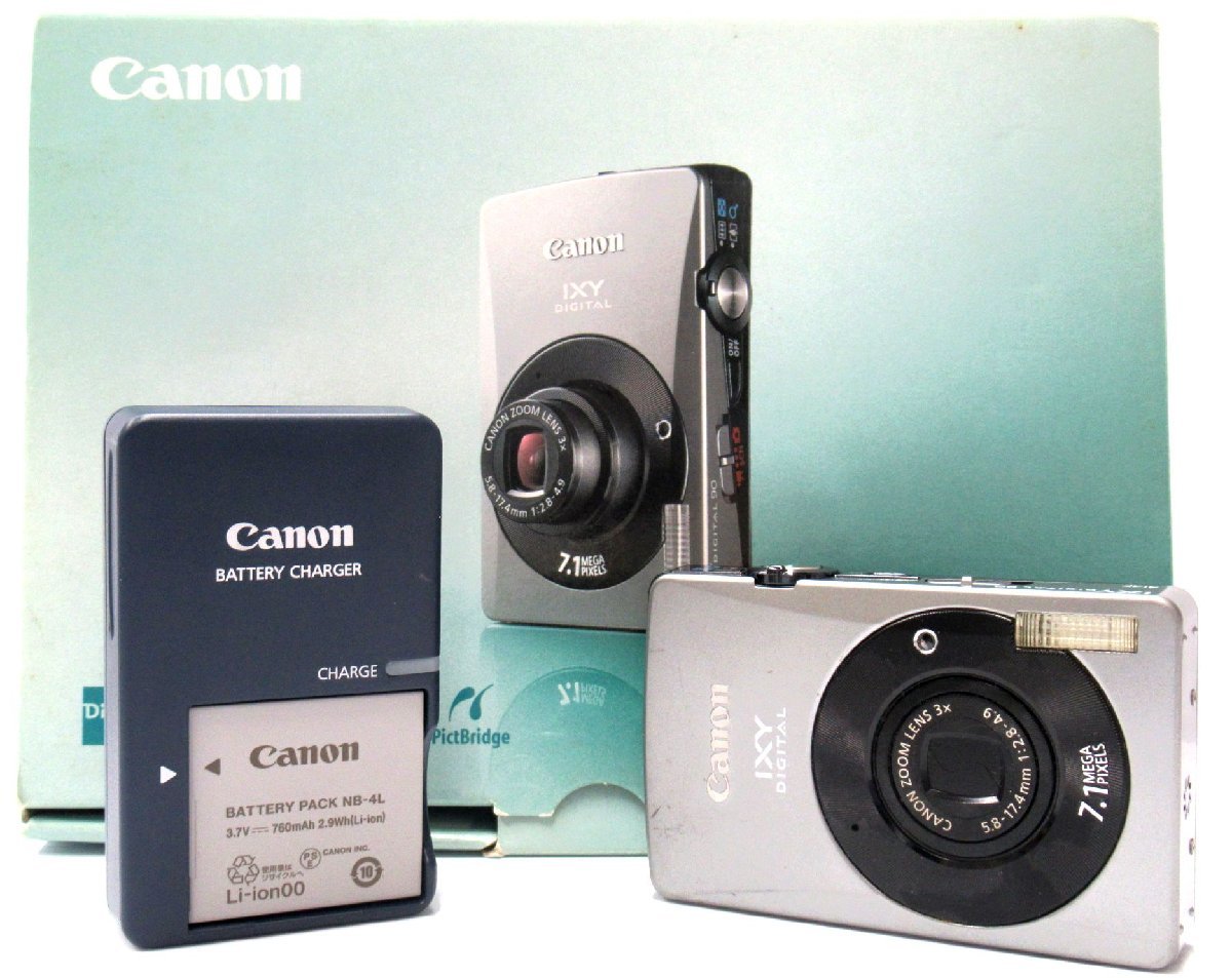 □ CANON キャノン IXY イクシー 90 7.1 3X デジタル コンパクト