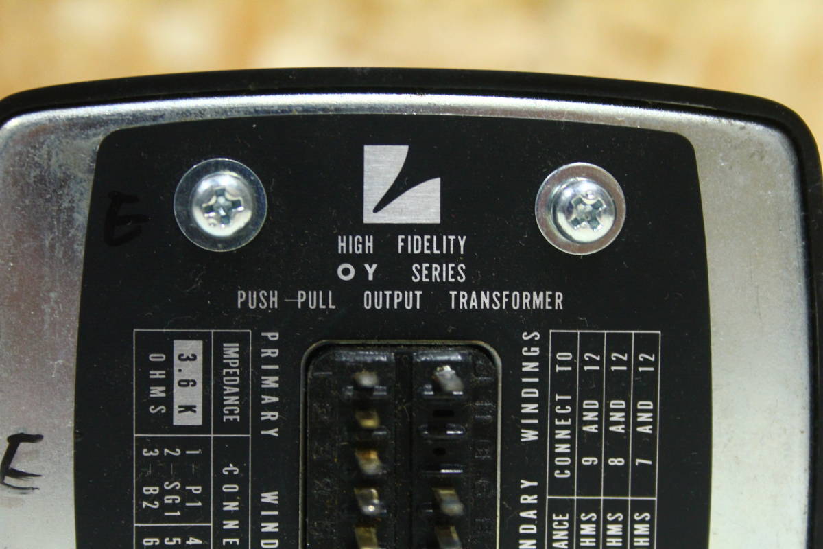 出力トランス ペア LUXMAN OY15-5K 92903号 電源トランス、出力 LUX