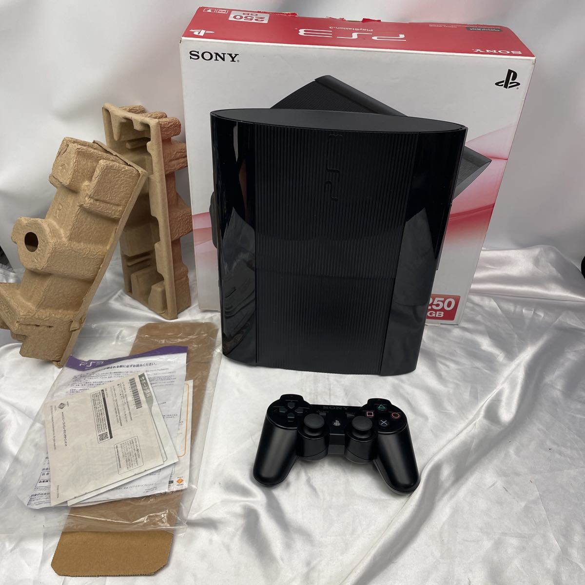 動作確認済み PS3 本体 セット CECH- 4000b ブラック 封印シール プレステ3本体 ps3本体 PlayStation3 SONYプレイステーション3