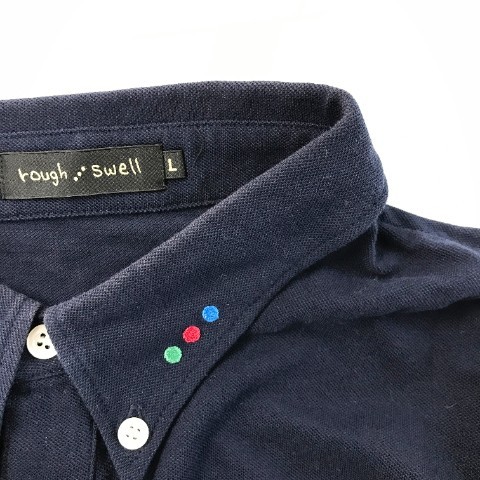 rough&swell ポロシャツ　アイアングレー　美品 Rough&Swell／ラフアンドスウェルのポロシャツ サイズM