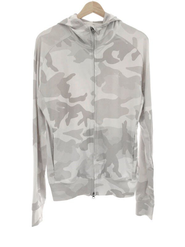 1PIU1UGUALE3 RELAX ウノピュウノウグァーレトレリラックス カモフラ柄ラッシュガードパーカー ホワイト サイズ：L