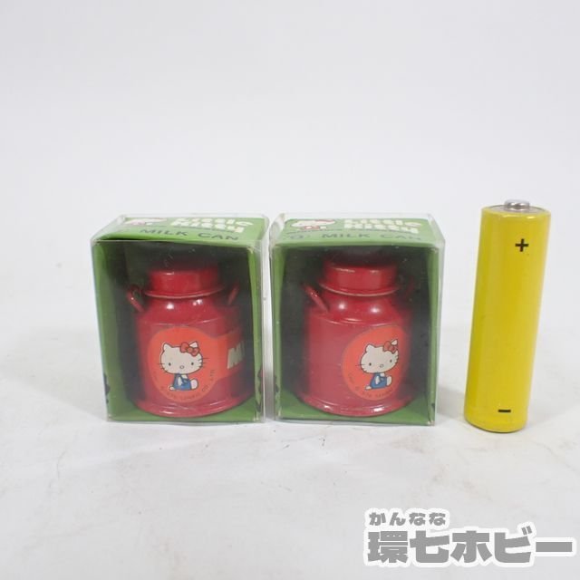 1976 昭和レトロ BIGハローキティ サンリオ ペール缶 ドラム缶 Vintage