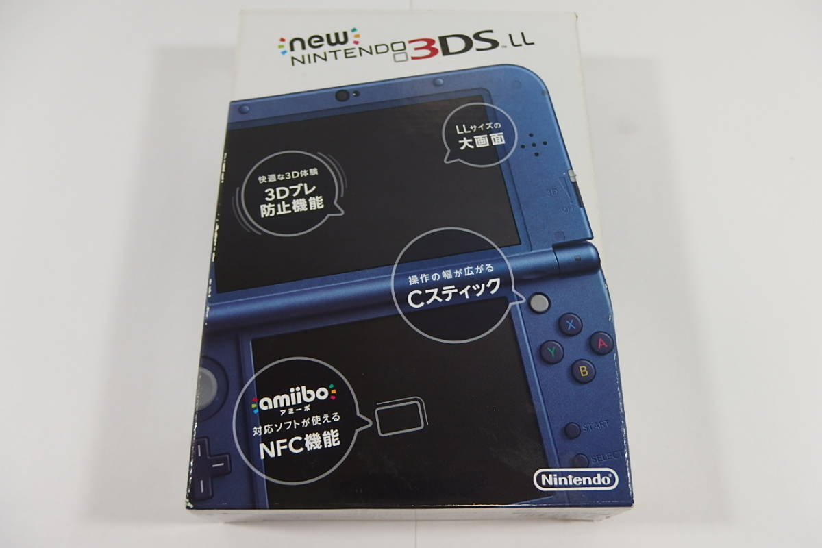 ◇Nintendo 任天堂 Newニンテンドー3DS LL 本体 メタリックブルー