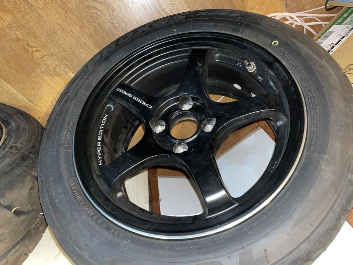 4本☆X-SPEED CROSS SPEED クロススピード□PCD-100 4穴 15インチ 7.0J