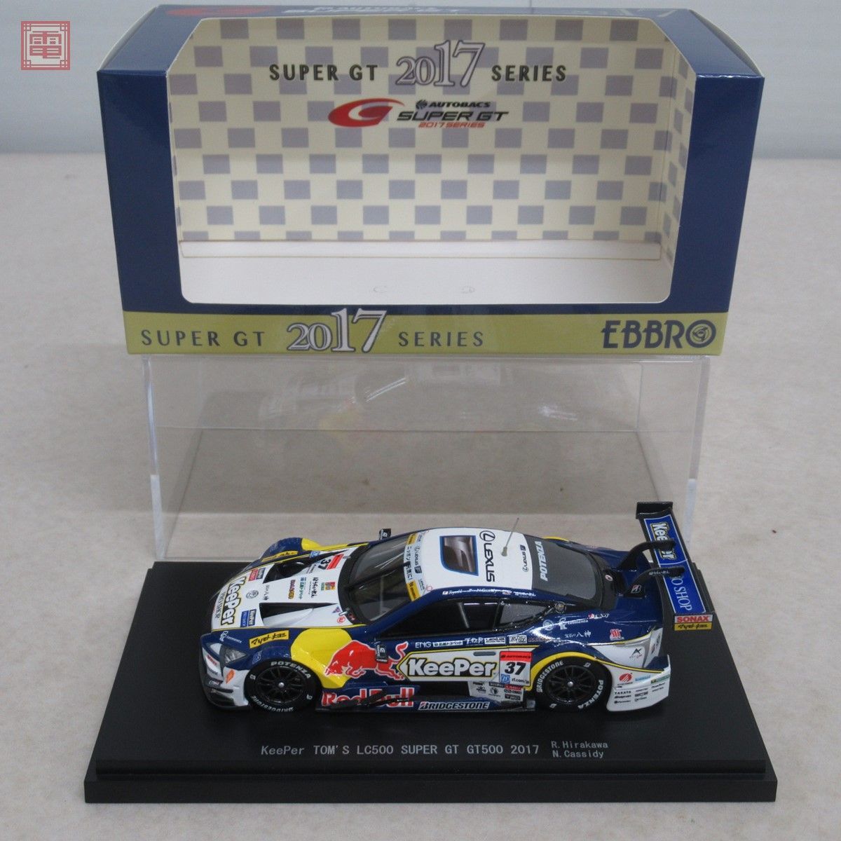 エブロ 1/43 キーパートムス LC500 #37 スーパーGT GT500 2017 45520 EBBRO KeePer TOM’S【10