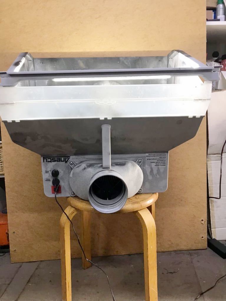 refle0 【通電のみ】塗装ブース 照明付き Anesty HS-E550 LED照明  