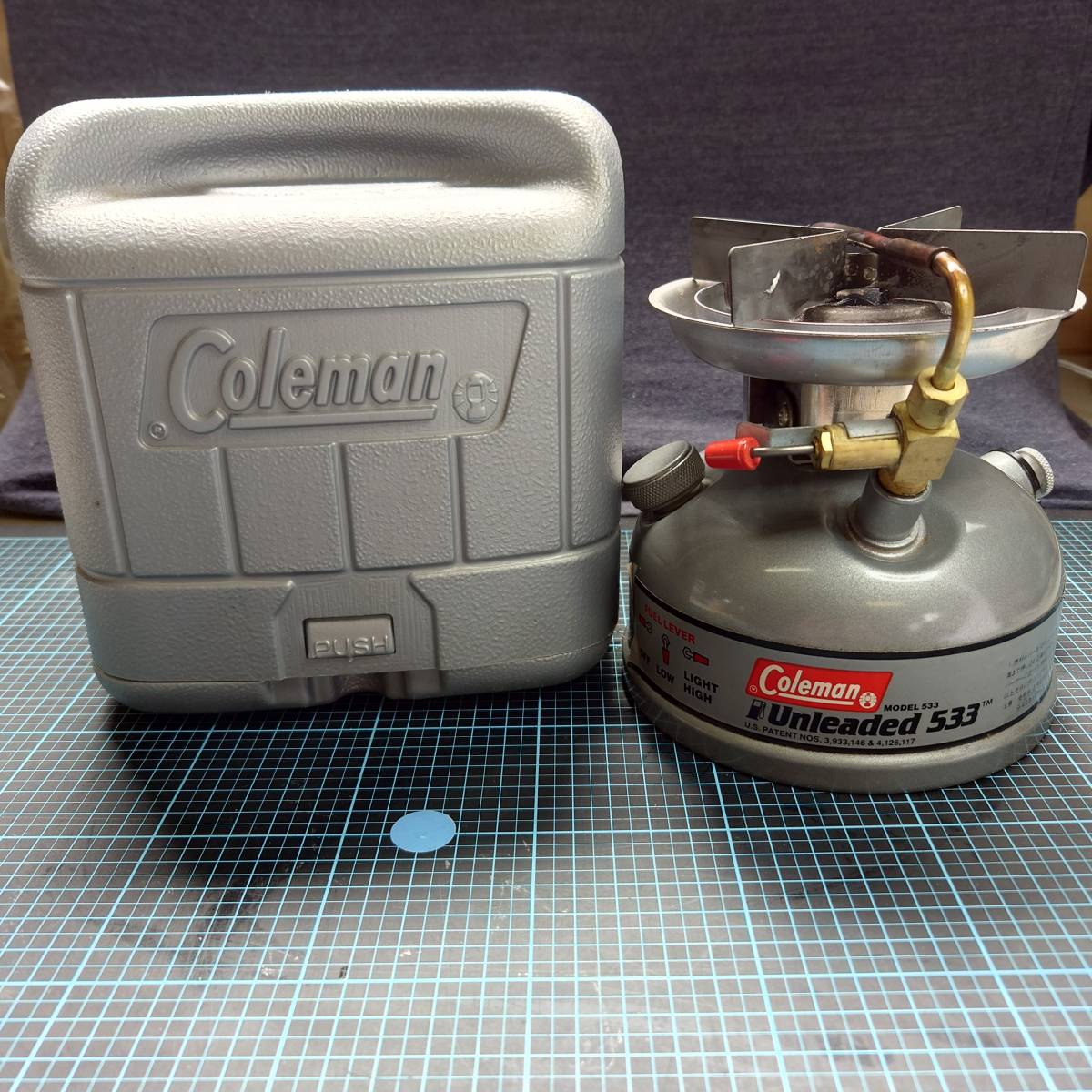 点火確認済◯ Coleman シングルバーナー MODEL 508A STOVE ケース付き