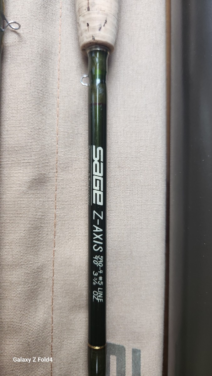 フライロッド 590-4 SAGE #5 セージ Z-AXIS 9フィート zaxis590-4 sage