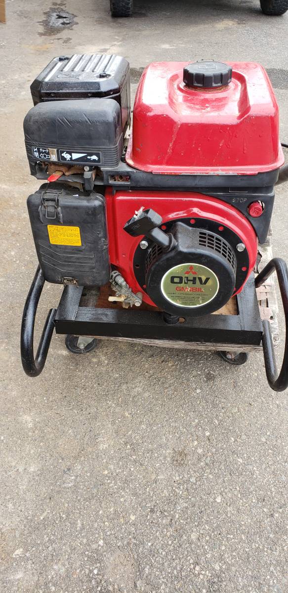 エンジンウインチ ユニパー 6馬力 ワイヤー30M 荷揚げ機 瓦揚げ機 