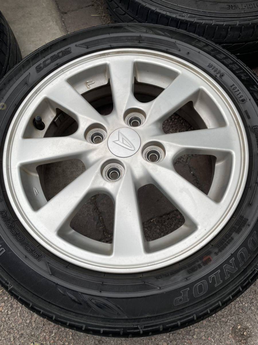 タントカスタム 純正アルミホイール 155/65R14 ダイハツ純正 L375S 14