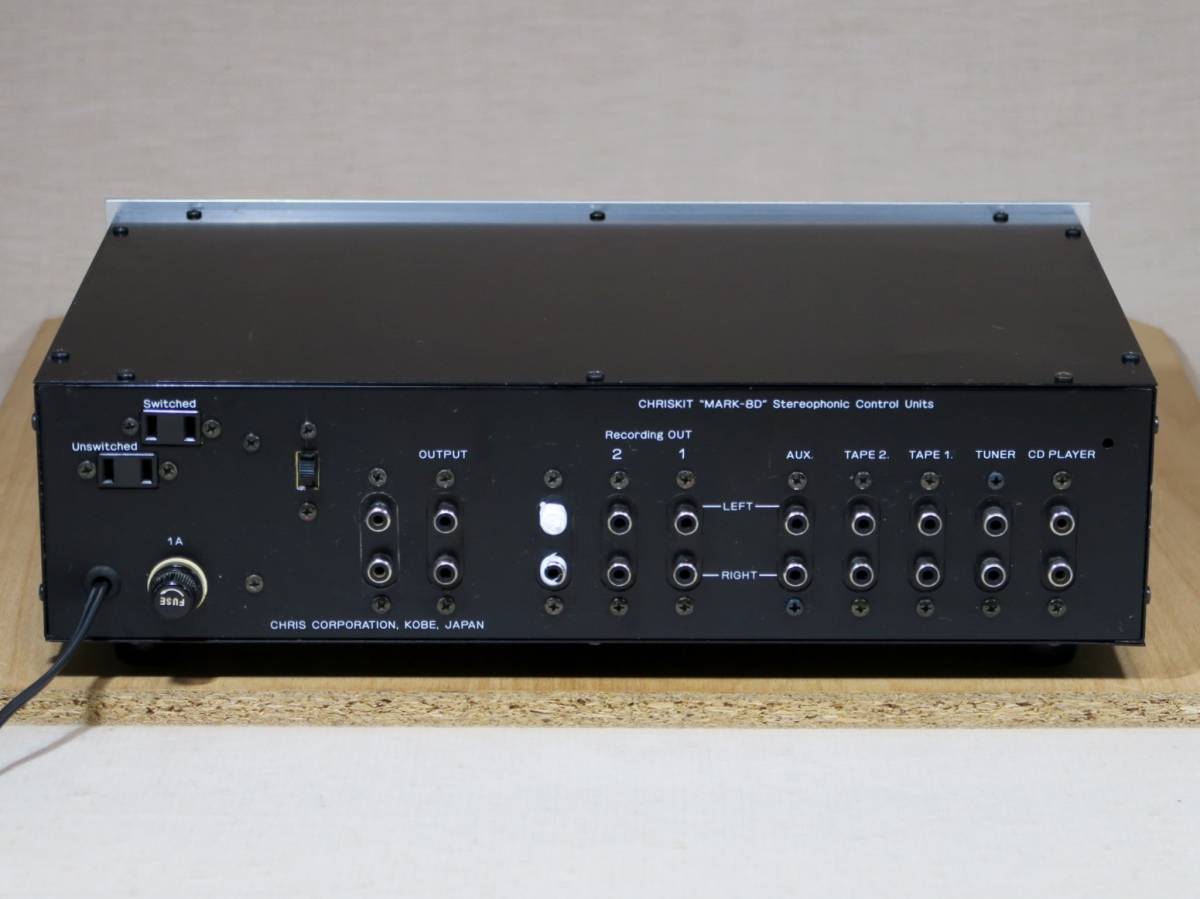 Chriskit Mark VICustom コントロールアンプ クリスキット 1円スタート Chriskit クリスキット MARK-8D ステレオ プリアンプ