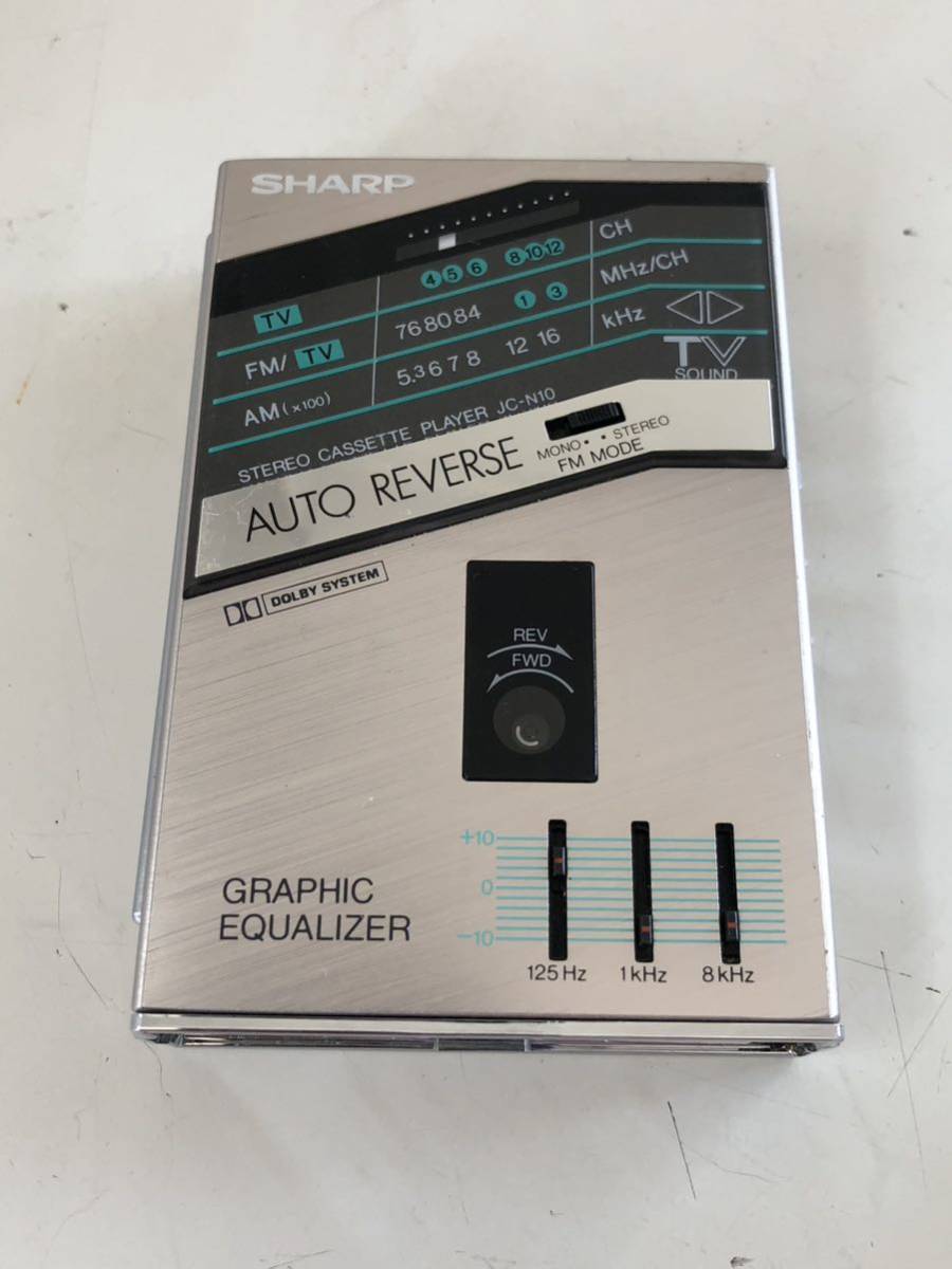 オーディオ機器 ジャンク 本体外観キレイ SHARP JC-N10 ラジオカセット