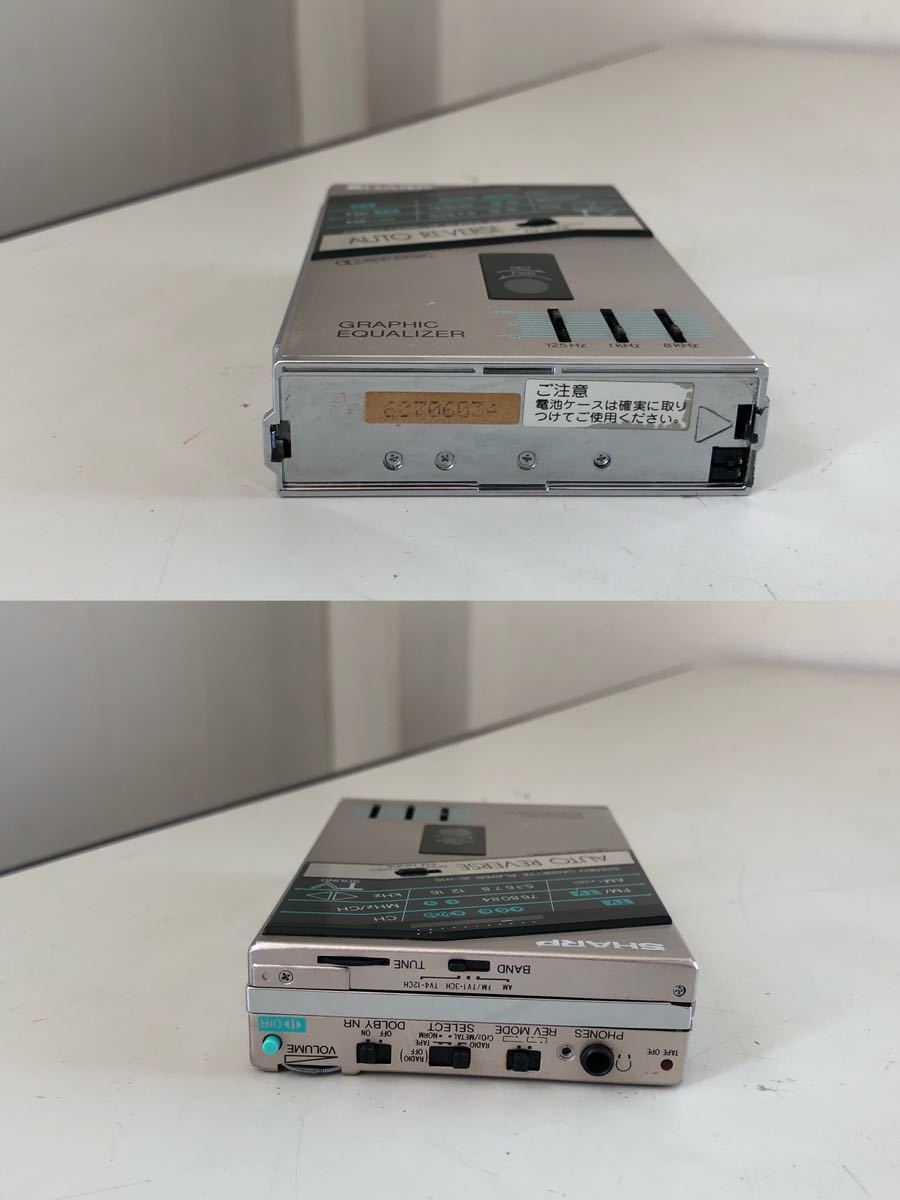 本体外観キレイ ジャンク SHARP JC-N10 ラジオカセットプレーヤー