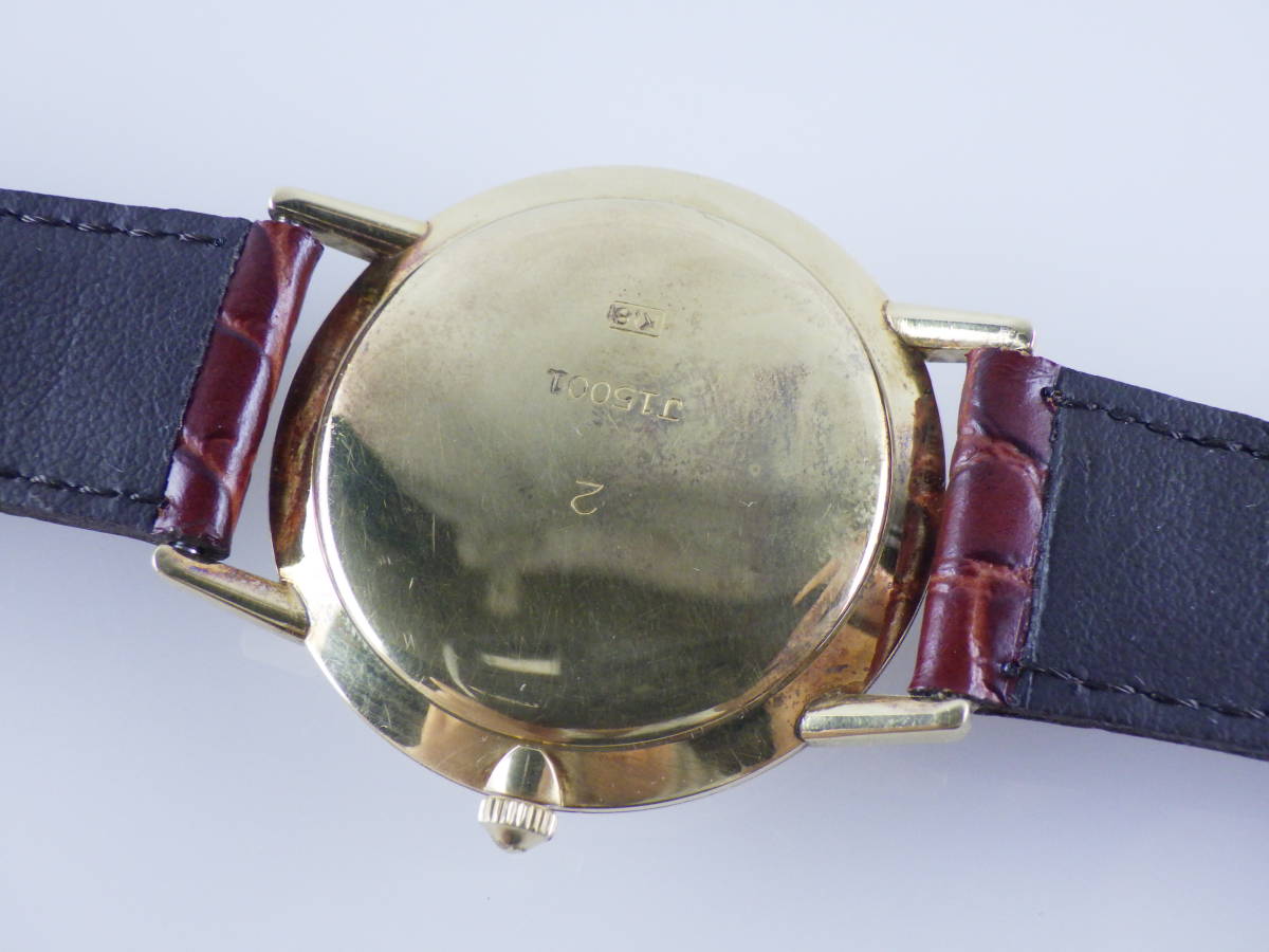 セイコー SEIKO ライナー LINER K18 750 18金 金無垢 手巻き 腕時計